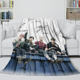 BTS Bangtan Boys Blanket Flannel Fleece Throw Kids Room Decoration