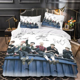 BTS Bangtan Boys Duvet Cover Kids Bedding Set Without Filler