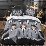 BTS Bangtan Boys Duvet Cover Kids Bedding Set Without Filler