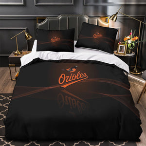 Baltimore Orioles Bedding Set Quilt Cover Without Filler
