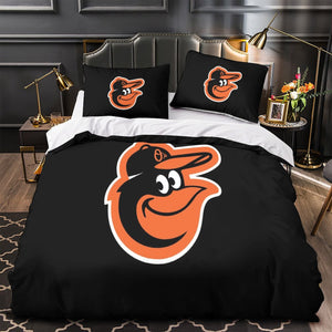 Baltimore Orioles Bedding Set Quilt Cover Without Filler