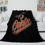Baltimore Orioles Blanket Flannel Throw Room Decoration
