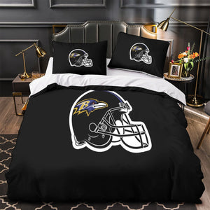 Baltimore Ravens Bedding Set Duvet Cover Without Filler