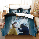 Beauty and the Beast Bedding Set Quilt Duvet Cover Without Filler