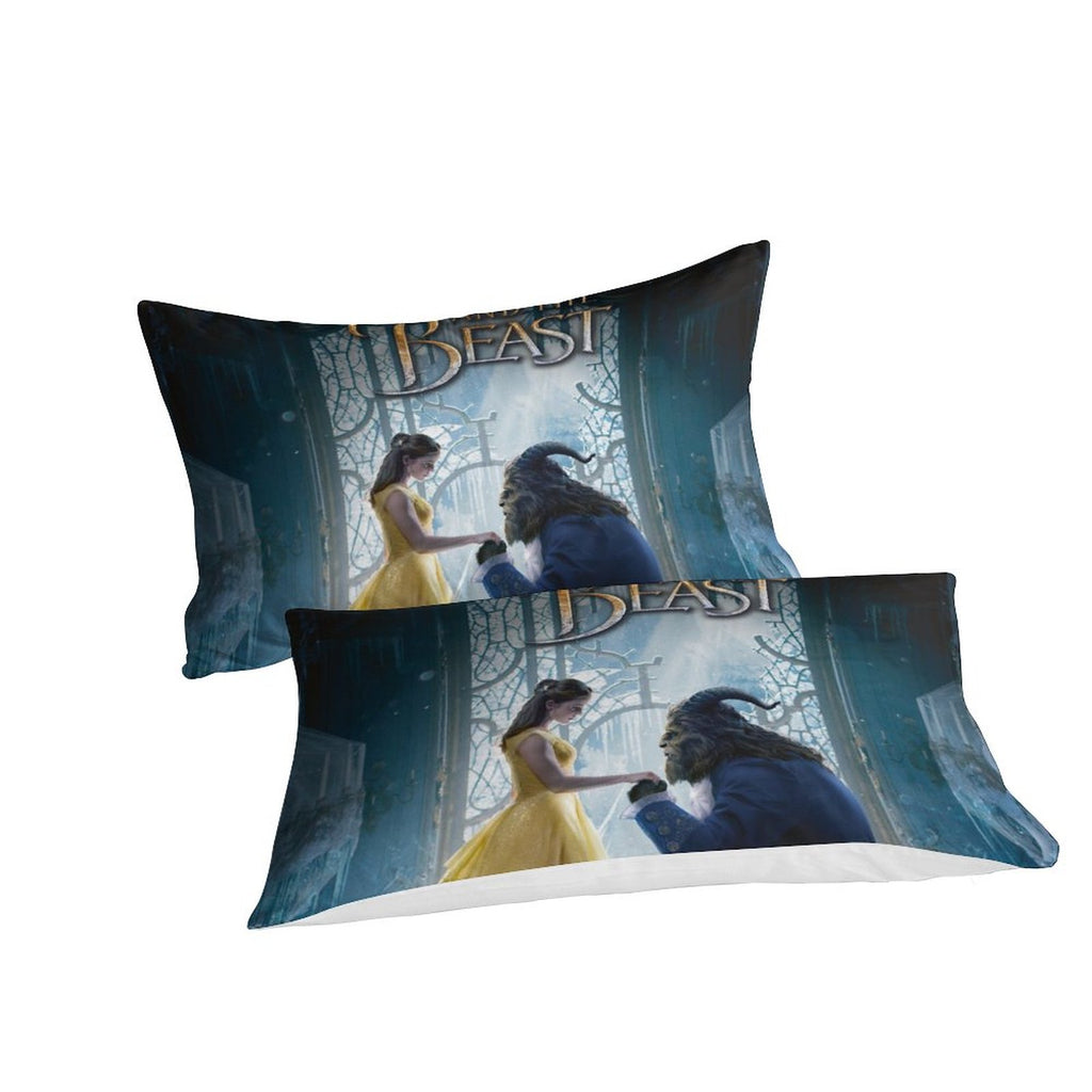 Beauty and the Beast Bedding Set Quilt Duvet Cover Without Filler