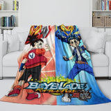 BeyBlade Burst Blanket Flannel Fleece Throw Kids Room Decoration