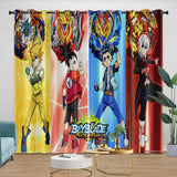 BeyBlade Burst Curtains Blackout Window Drapes Kids Room Decoration