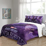 Black Panther Wakanda Forever Bedding Set Quilt Cover