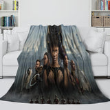 Black Panther Wakanda Forever Blanket Flannel Throw