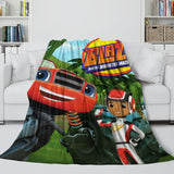 Blaze and the Monster Machines Blanket Flannel Fleece Throw Room Decoration