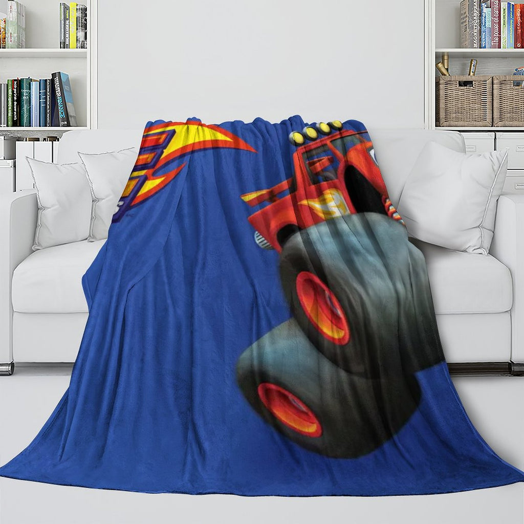 Blaze and the Monster Machines Blanket Flannel Fleece Throw Room Decoration