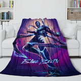 Blue Beetle Blanket Flannel Fleece Throw Room Decoration