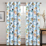 Bluey Curtains Blackout Window KidsDrapes