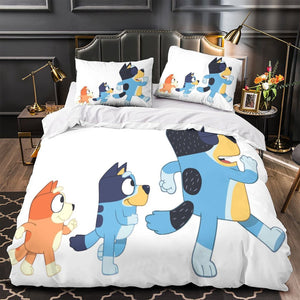 Bluey Duvet Cover Kids Bedding Set Without Filler