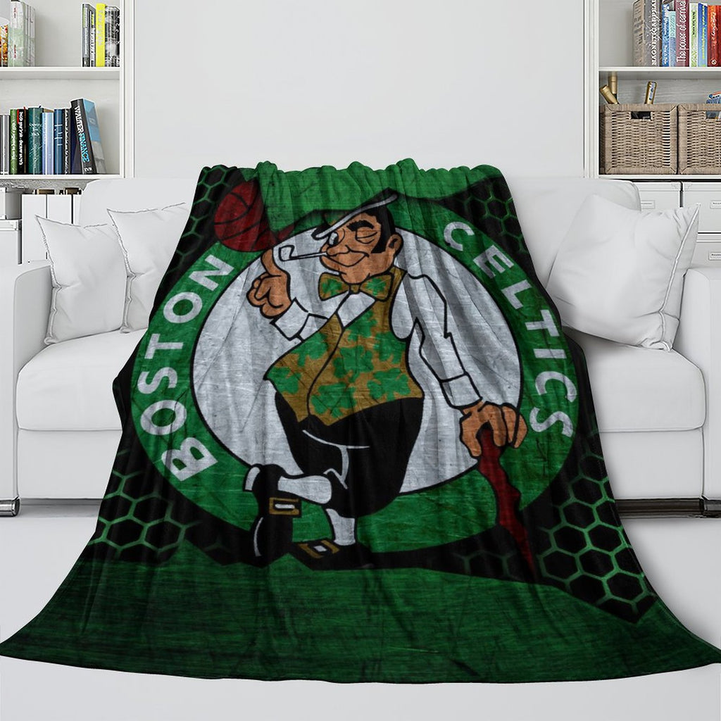 Boston Celtics Blanket Flannel Throw Room Decoration