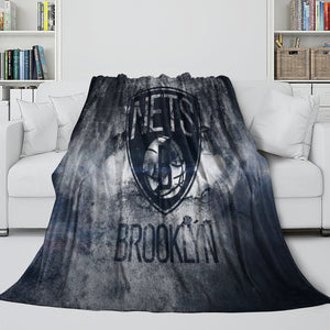 Brooklyn Nets Blanket Flannel Fleece Throw Room Decoration