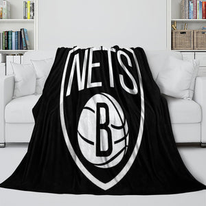 Brooklyn Nets Blanket Flannel Fleece Throw Room Decoration