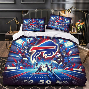 Buffalo Bills Bedding Set Pattern Duvet Cover