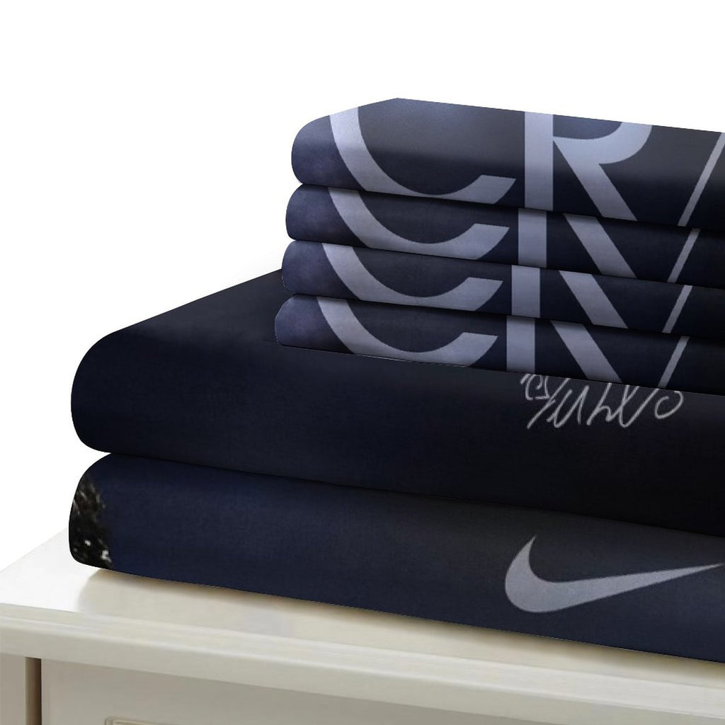 CR7 Cristiano Ronaldo Bedding Set Pattern Quilt Duvet Cover