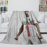 CR7 Cristiano Ronaldo Blanket Flannel Throw Room Decoration