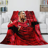 CR7 Cristiano Ronaldo Blanket Flannel Throw Room Decoration