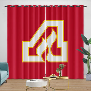 Calgary Flames Curtains Blackout Window Drapes Room Decoration