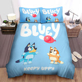 Cartoon Bluey Bedding Set Quilt Cover