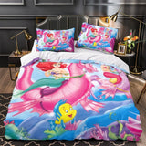 Cartoon The Little Mermaid Ariel Bedding Set Quilt Duvet Cover Without Filler