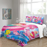 Cartoon The Little Mermaid Ariel Bedding Set Quilt Duvet Cover Without Filler