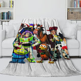 Cartoon Toy Story Blanket Flannel Fleece Throw Room Decoration