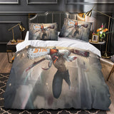 Chainsaw Man Bedding Set Pattern Quilt Duvet Cover Without Filler