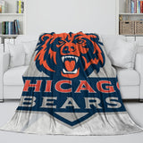 Chicago Bears Blanket Flannel Fleece Throw Kids Room Decoration