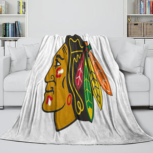 Chicago Blackhawks Blanket Flannel Throw Kids Room Decoration