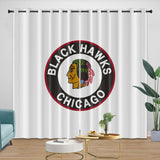 Chicago Blackhawks Curtains Blackout Window Drapes Room Decoration