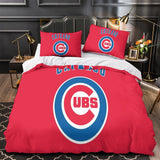 Chicago Cubs Bedding Set Quilt Cover Without Filler