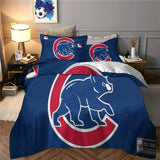 Chicago Cubs Bedding Set Quilt Cover Without Filler