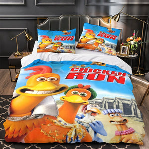 Chicken Run Duvet Cover Bedding Set Without Filler