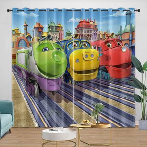 Chuggington Curtains Blackout Window Drapes