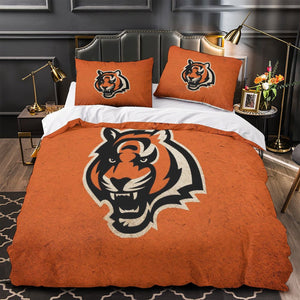 Cincinnati Bengals Bedding Set Duvet Cover Without Filler