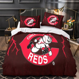 Cincinnati Reds Bedding Set Quilt Cover Without Filler