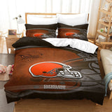 Cleveland Browns Bedding Set Duvet Cover Without Filler