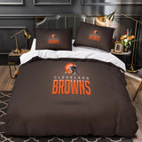 Cleveland Browns Bedding Set Duvet Cover Without Filler
