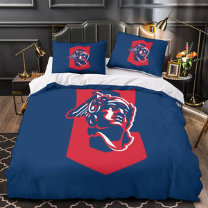 Cleveland Guardians Bedding Set Quilt Cover Without Filler