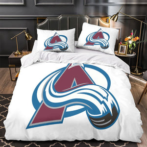 Colorado Avalanche Bedding Set Quilt Duvet Cover Without Filler