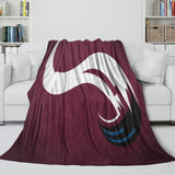 Colorado Avalanche Blanket Flannel Throw Kids Room Decoration