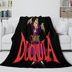 Count Duckula Blanket Flannel Throw Room Decoration