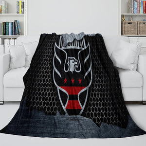 D.C. United Blanket Flannel Fleece Throw Room Decoration