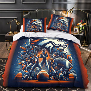 Denver Broncos Bedding Set Duvet Cover Without Filler