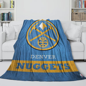 Denver Nuggets Blanket Flannel Fleece Throw Room Decoration