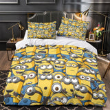 Despicable Me 4 Bedding Set Pattern Quilt Cover Without Filler